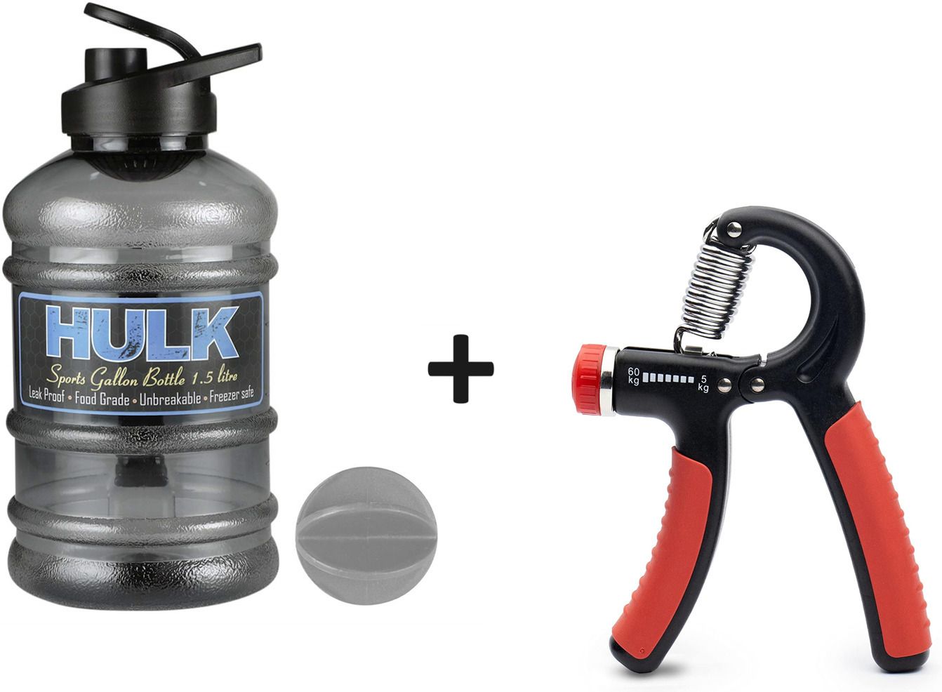 Combo of Hulk Gallon Bottle with Hand Gripper for Gym Workout Fitness Accessory Kit Kit-image-40