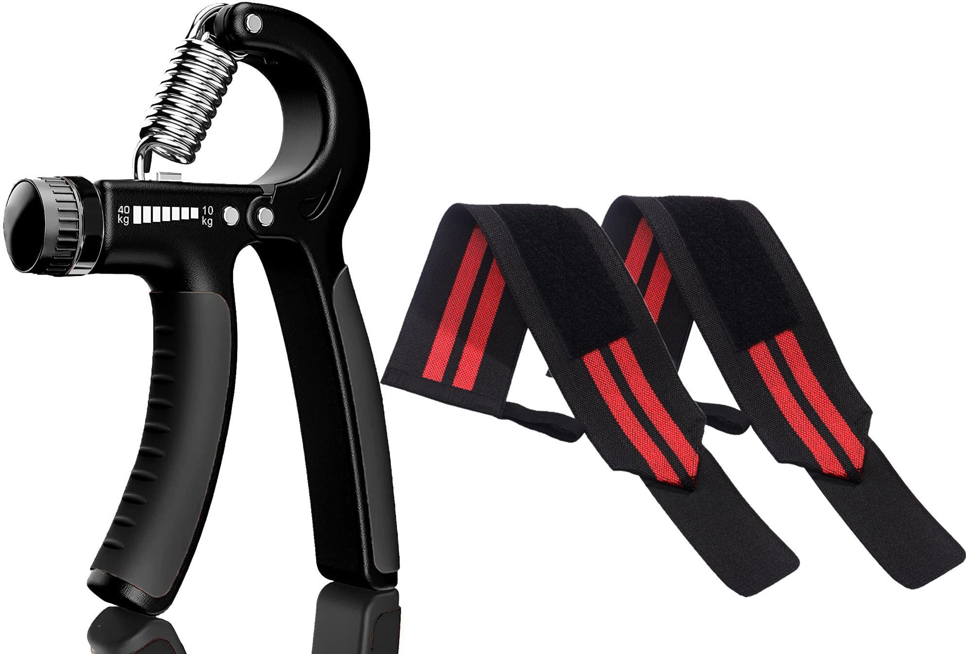 Hand Exerciser Gripper 10 to 40kg With Wrist Support Band For Unisex. Fitness Accessory Kit Kit-image-20