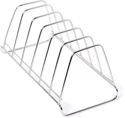 Utensil Kitchen Rack Plate stend for Kitchen, cabinet / 6 sectioned lid Holder Organizer Steel-image-26