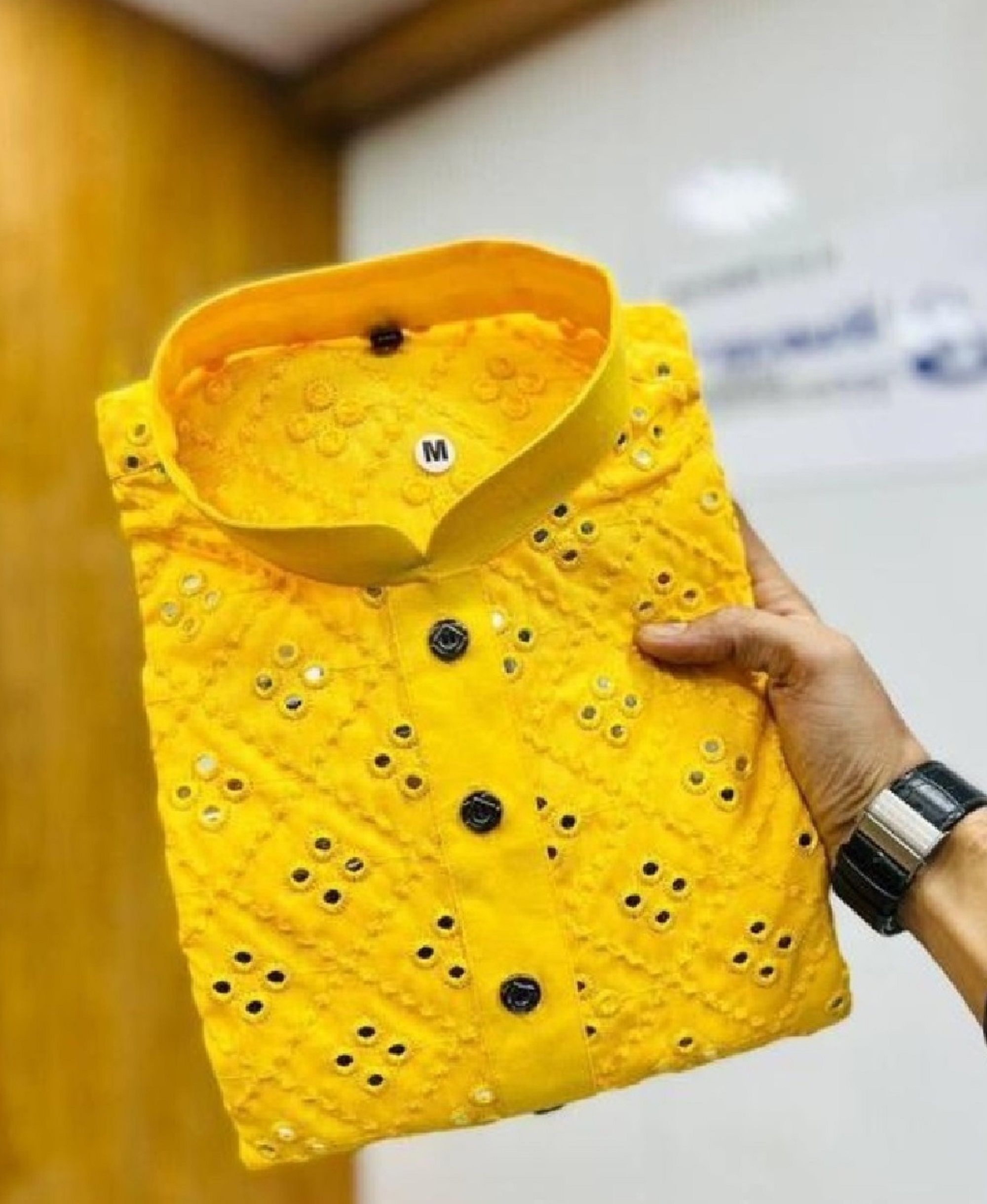 lazzly Men Embellished Pure Cotton Straight Kurta-picture-11