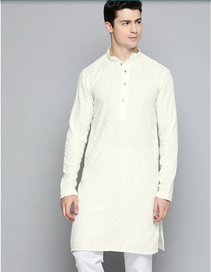 stylekurta Embroidered Cotton Rayon A-line Kurta for Men-picture-41