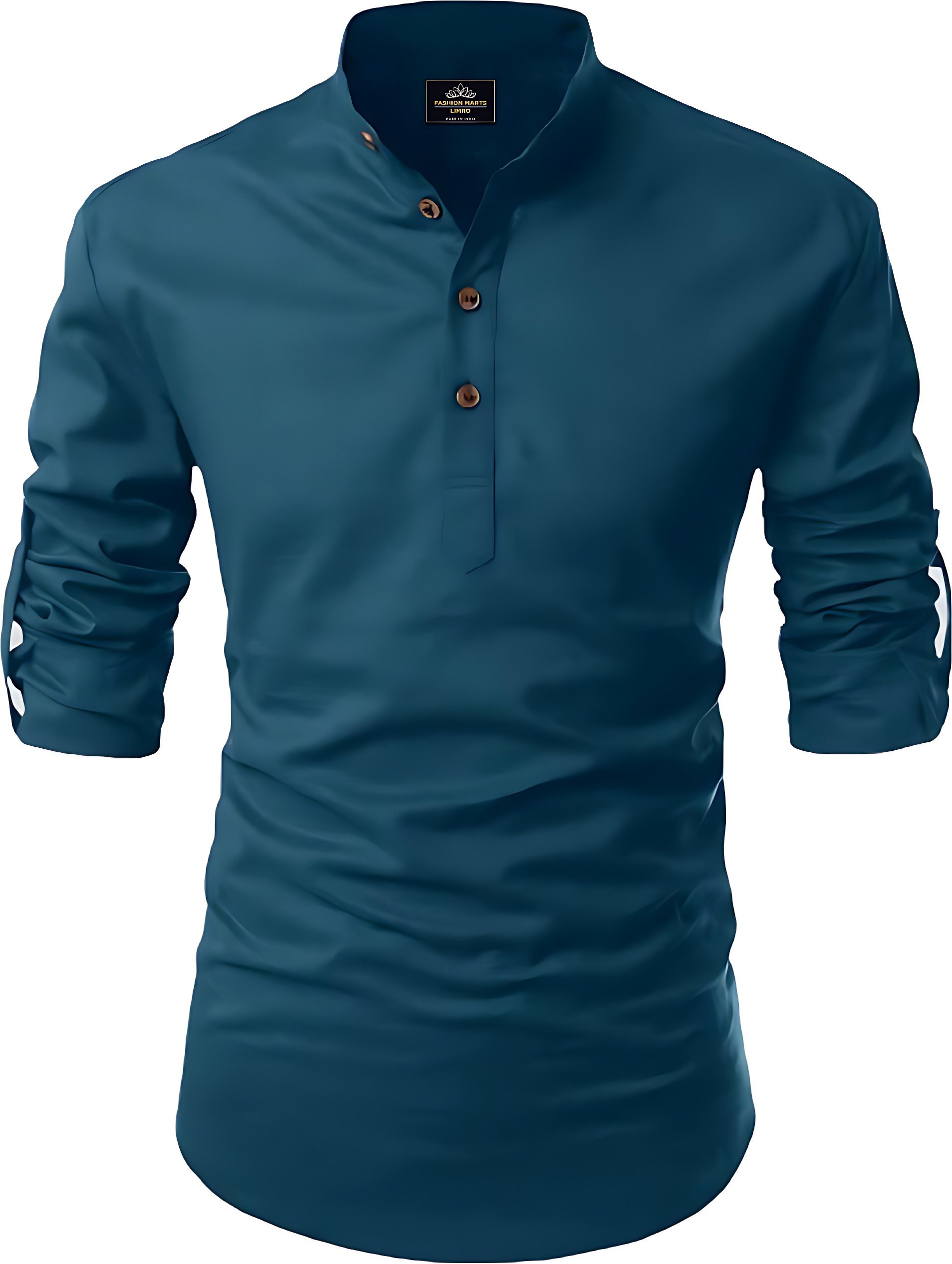 kavyangle creation Men Solid Cotton Blend Straight Kurta-picture-16
