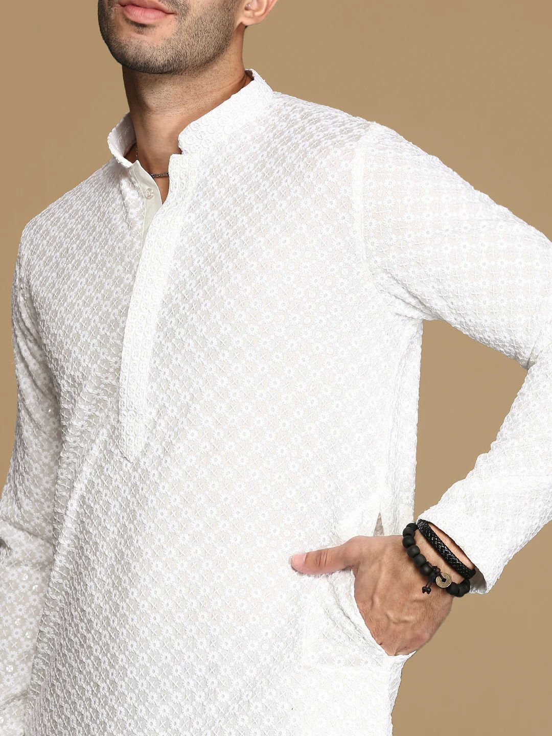 stylekurta Embroidered Cotton Rayon A-line Kurta for Men-picture-39