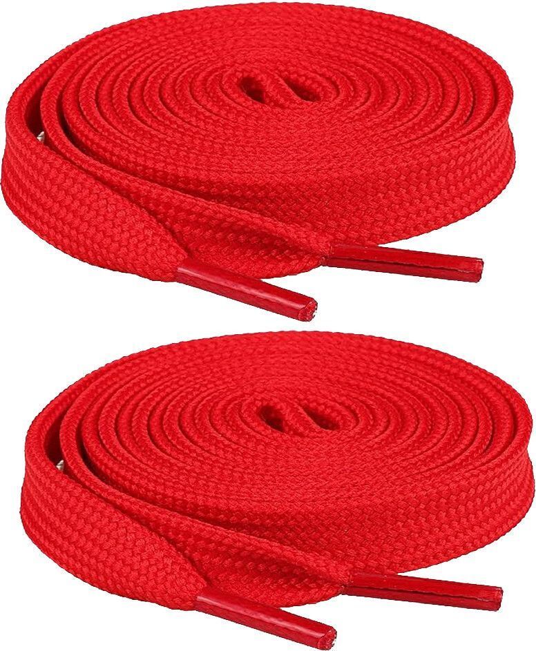 DEVINO shoe laces Flat Hollow Red 90cm 2pair sneakers canwas Shoe laces Shoe Lace-image-30