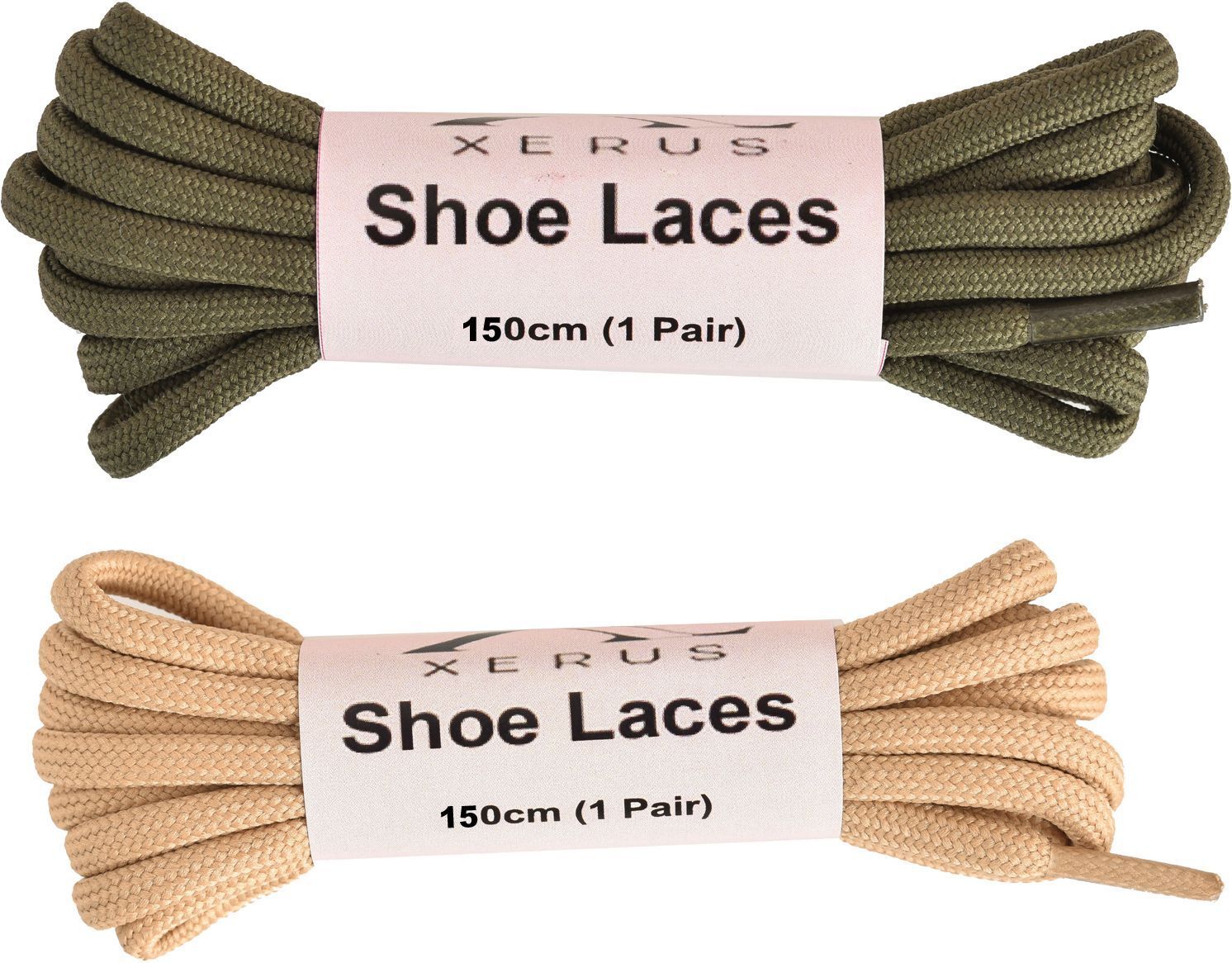 DEVINO Round Olive Green Beige Shoelace for boot sport hiking Shoe Lace-image-5