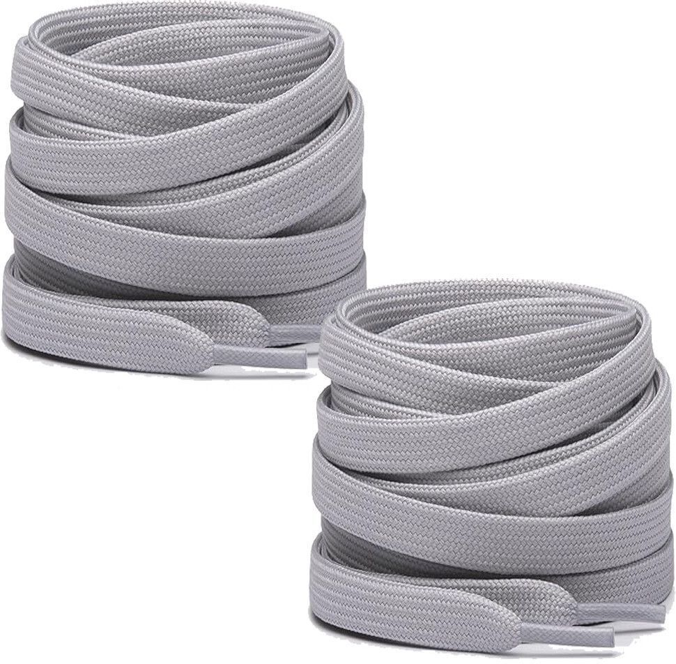DEVINO Shoe Laces Light Grey Flat 90cm shoe laces for canvas sneakers Light Grey shoes Shoe Lace-image-38