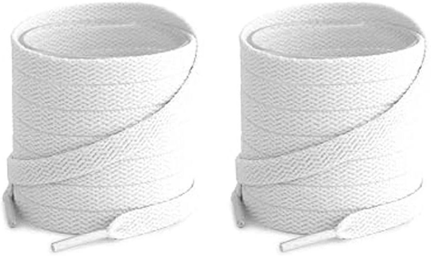 DEVINO Shoe Laces Flat White 150cm shoe laces for Canvas Sneakers White shoes Shoe Lace