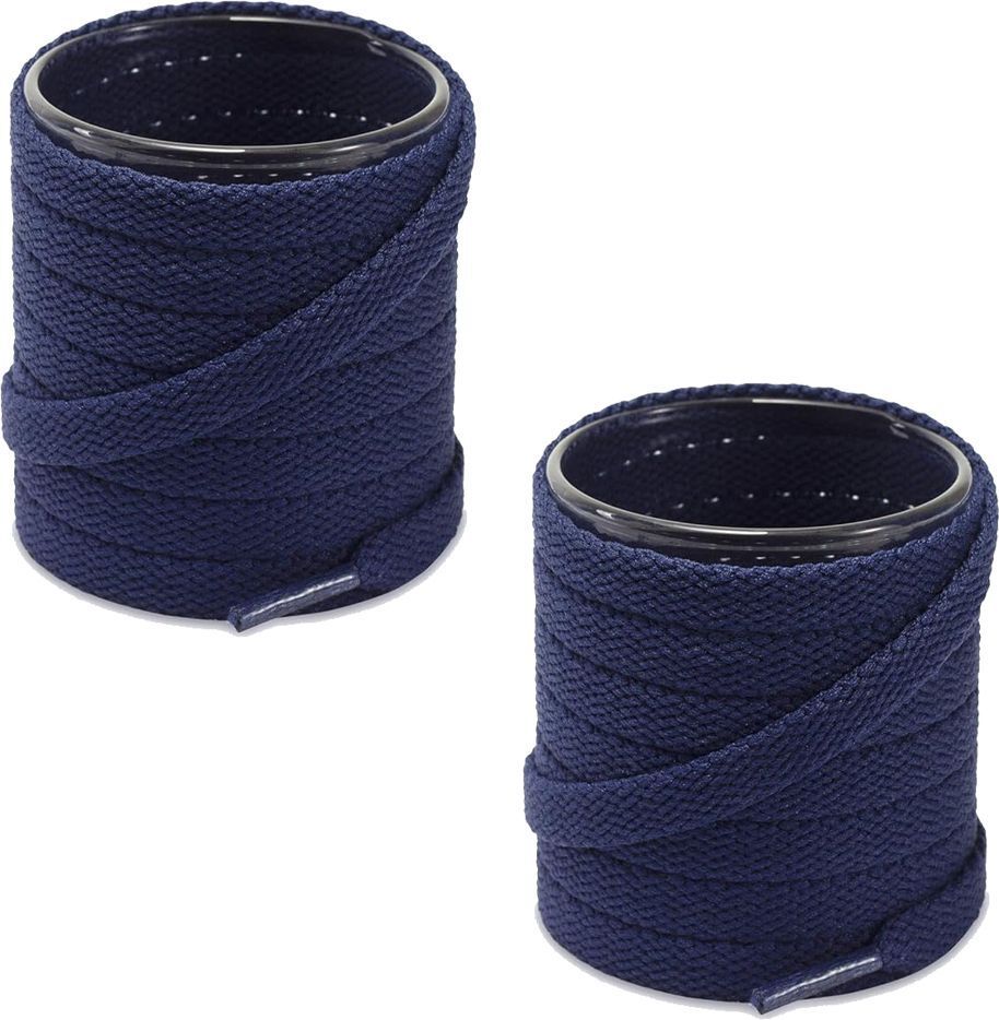 DEVINO Shoe Laces Flat Navy Blue 150cm shoe laces for Canvas Sneakers Navy shoes Shoe Lace-image-2
