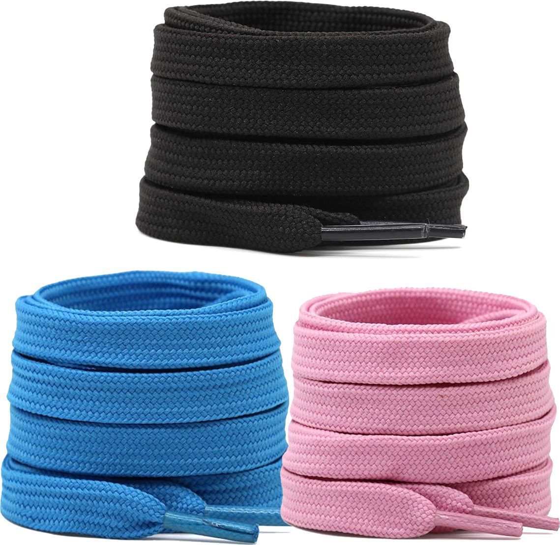 DEVINO Shoe Laces Flat Black Blue Pink 150cm shoe lace for Sneakers Canvas shoes Shoe Lace-image-34