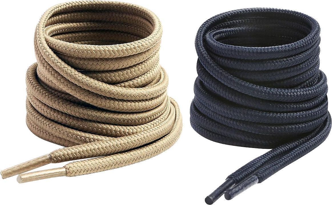 DEVINO shoe lace khaki navy blue round 90cm for boot sport hiking shoe Shoe Lace-image-43