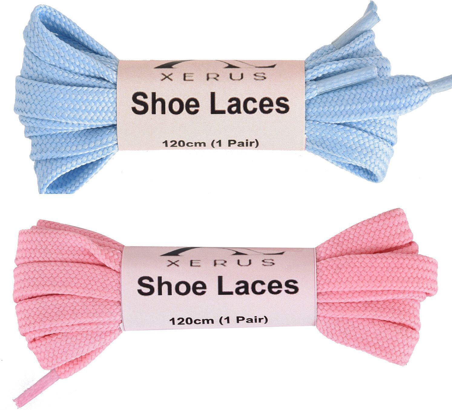 DEVINO Flat Light Blue Light Pink Shoe lace for sneakers canvas shoelaces Shoe Lace-image-3