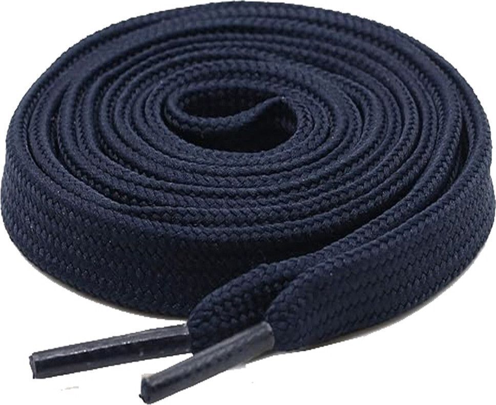 DEVINO Shoe Laces Flat Navy Blue 150cm shoe laces for Canvas Sneakers Blue shoes Shoe Lace-image-40