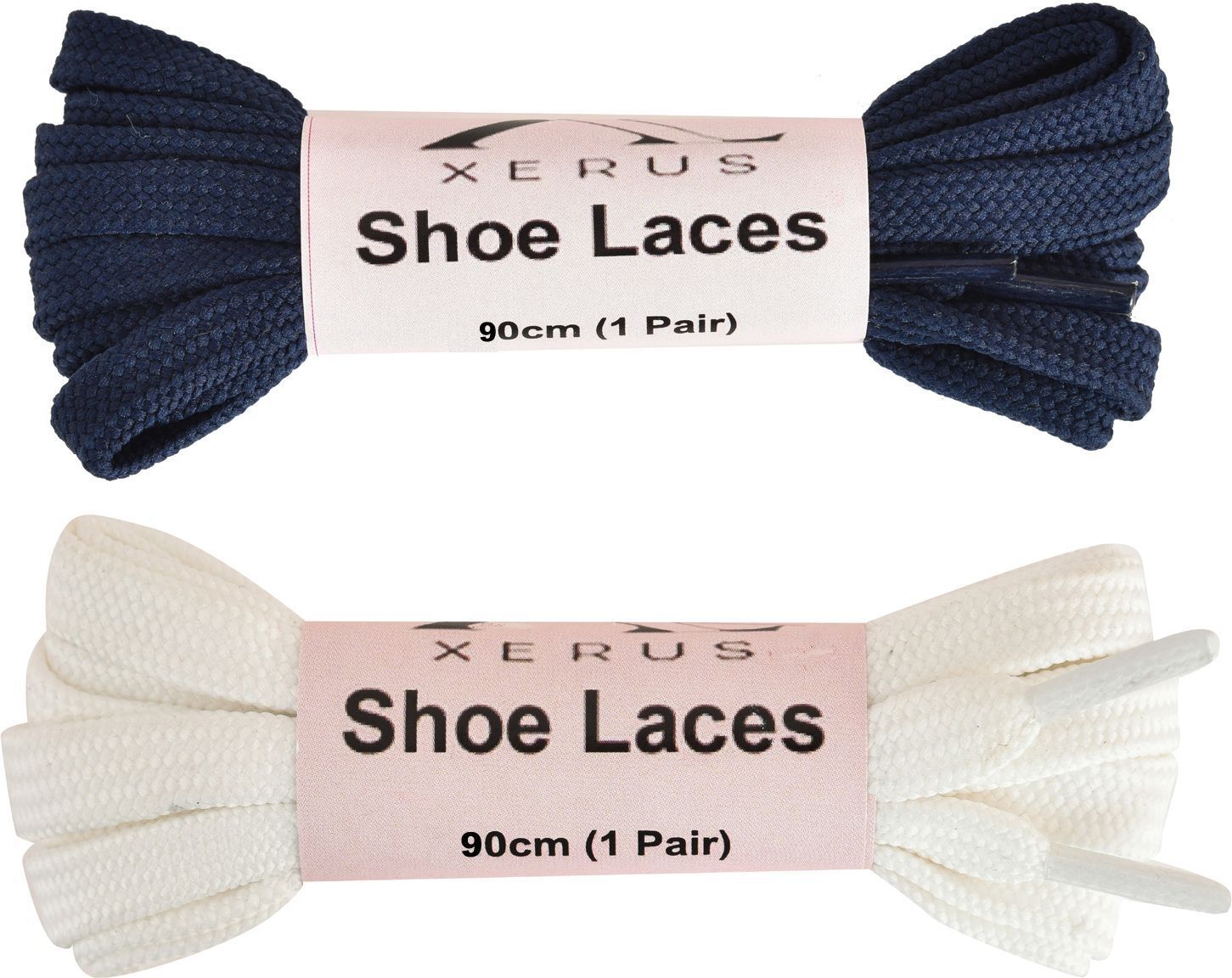 DEVINO Flat Navy Blue White Shoelace for sneakers canvas Shoe Lace-picture-12