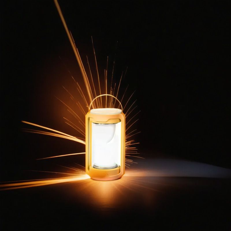 Yellow Plastic Hanging Lantern-image-4