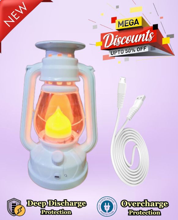 white LANTERN White Plastic Table Lantern-image-11