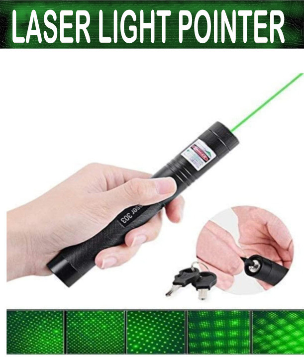 Pick And Nick Toys Green Laser Pointer for Presentation Multi shape Adjustable Disco Laser YOUL28 image 1