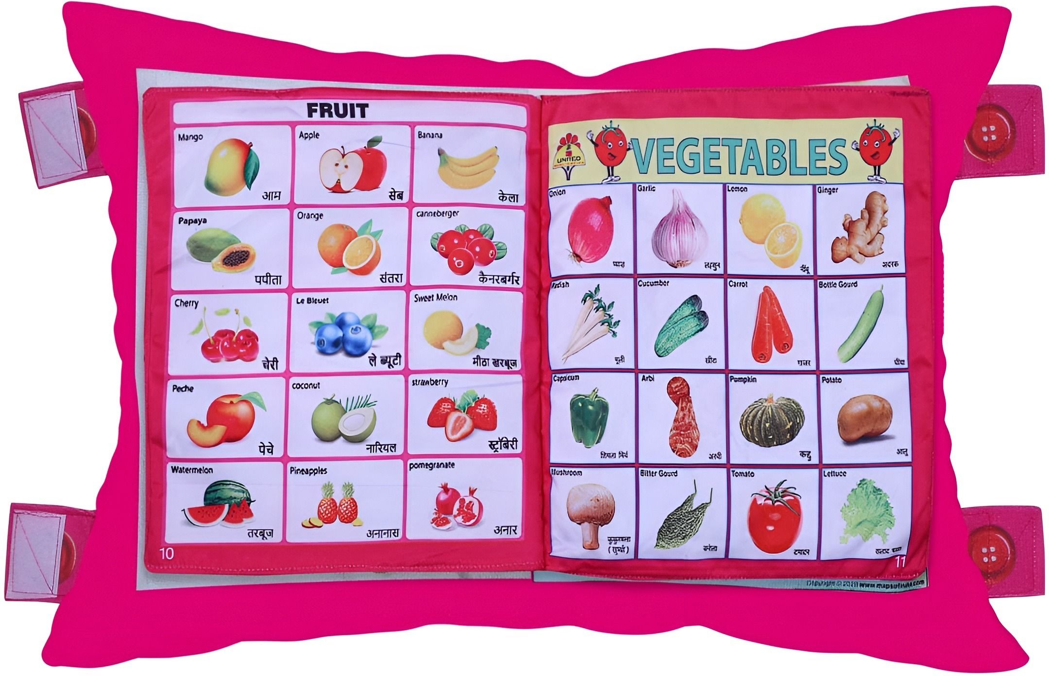 bhvmey Cushioned Fabric Book for Kids – India Learning Toy-picture-13