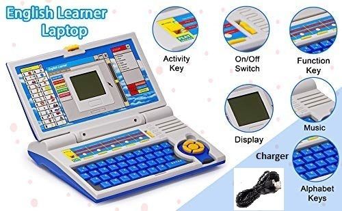 20 Activities Educational Laptop Toy Computer Toy with Mouse for Kids 3 Years