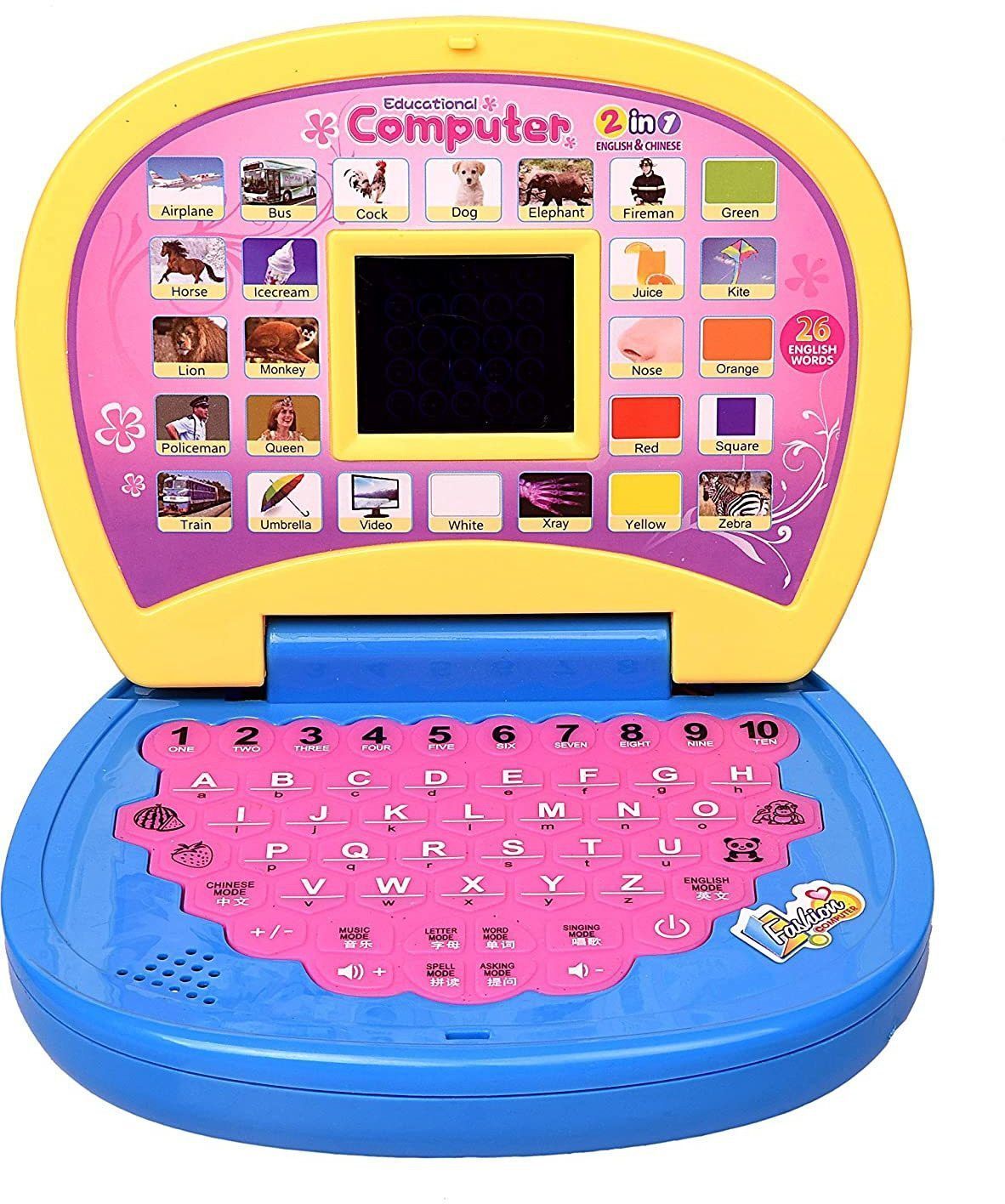 miransh Educational Computer Abc And 123 Learning Kids Laptop With LED Display-D56-picture-46