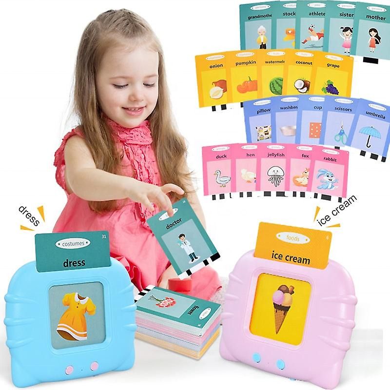 bhvmey Toddler Flash Card Toy with Sound – Learn Words, Animals, Colors-picture-25