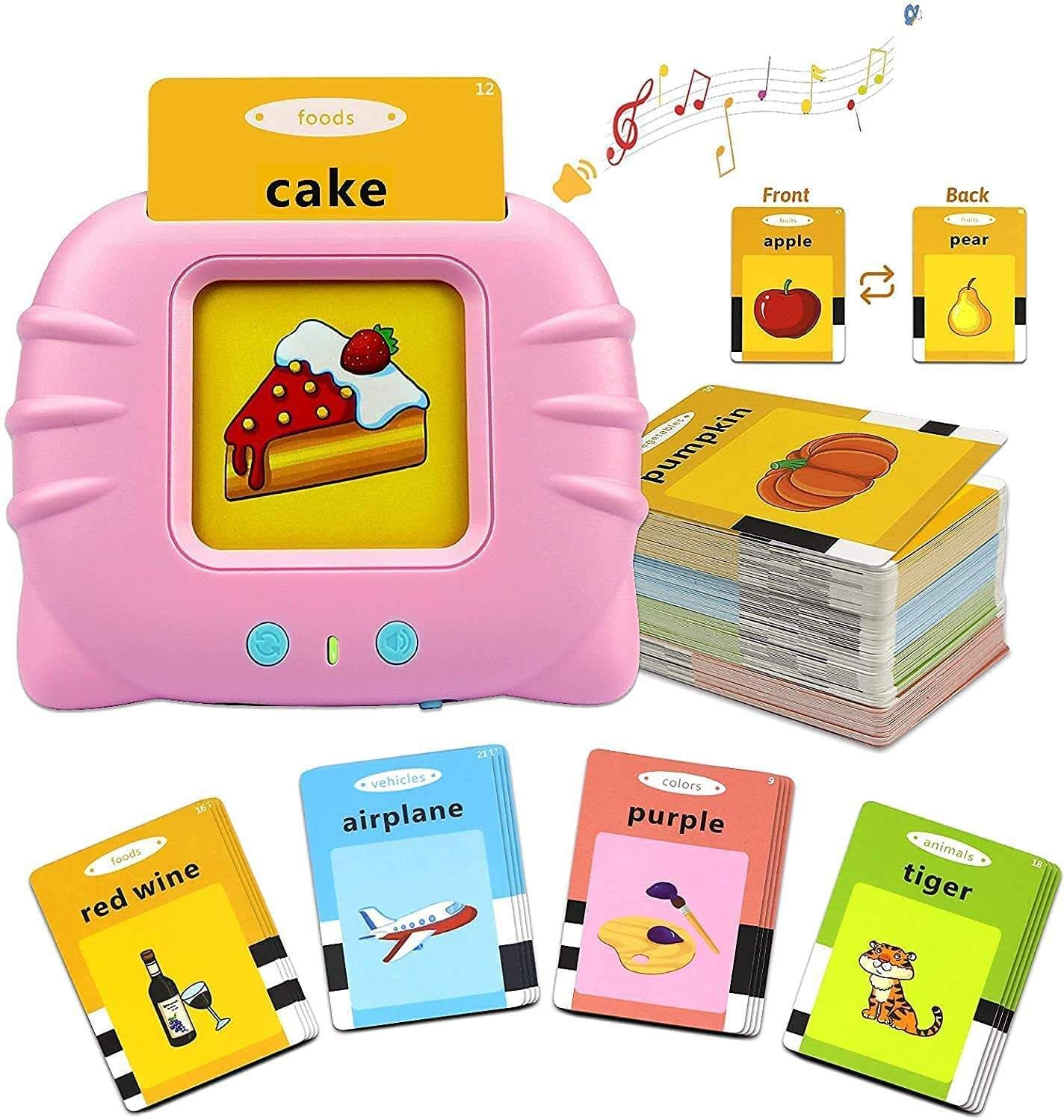 English Word Learning Toy for Kids – Flash Card Machine with Real Voice-image-40