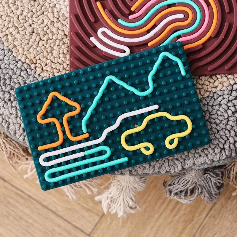 Sensory Activity Board for Toddlers – Montessori Busy Board Toy Board Game-image-32