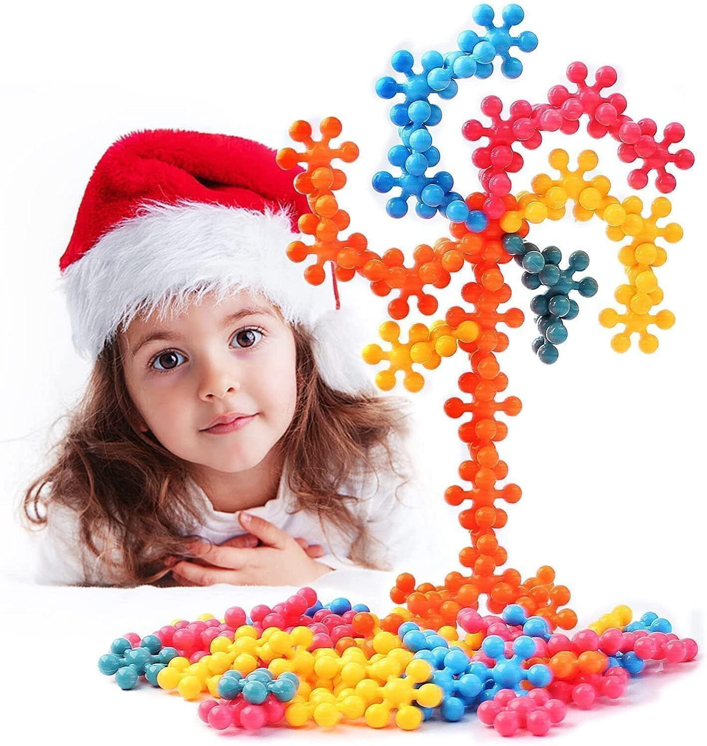100-Piece Colorful Star Block Interlocking Building Blocks Educational(1Set)-image-41