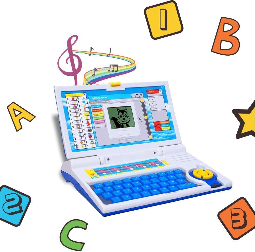 khelozz Educational Computer ABC and 123 Learning Kids Laptop with LED Display and Music-picture-29