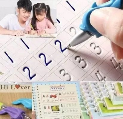 norwich enterprise Tracing Book, Magic Calligraphy Copybook Set Practical Reusable Writing Tool-picture-22