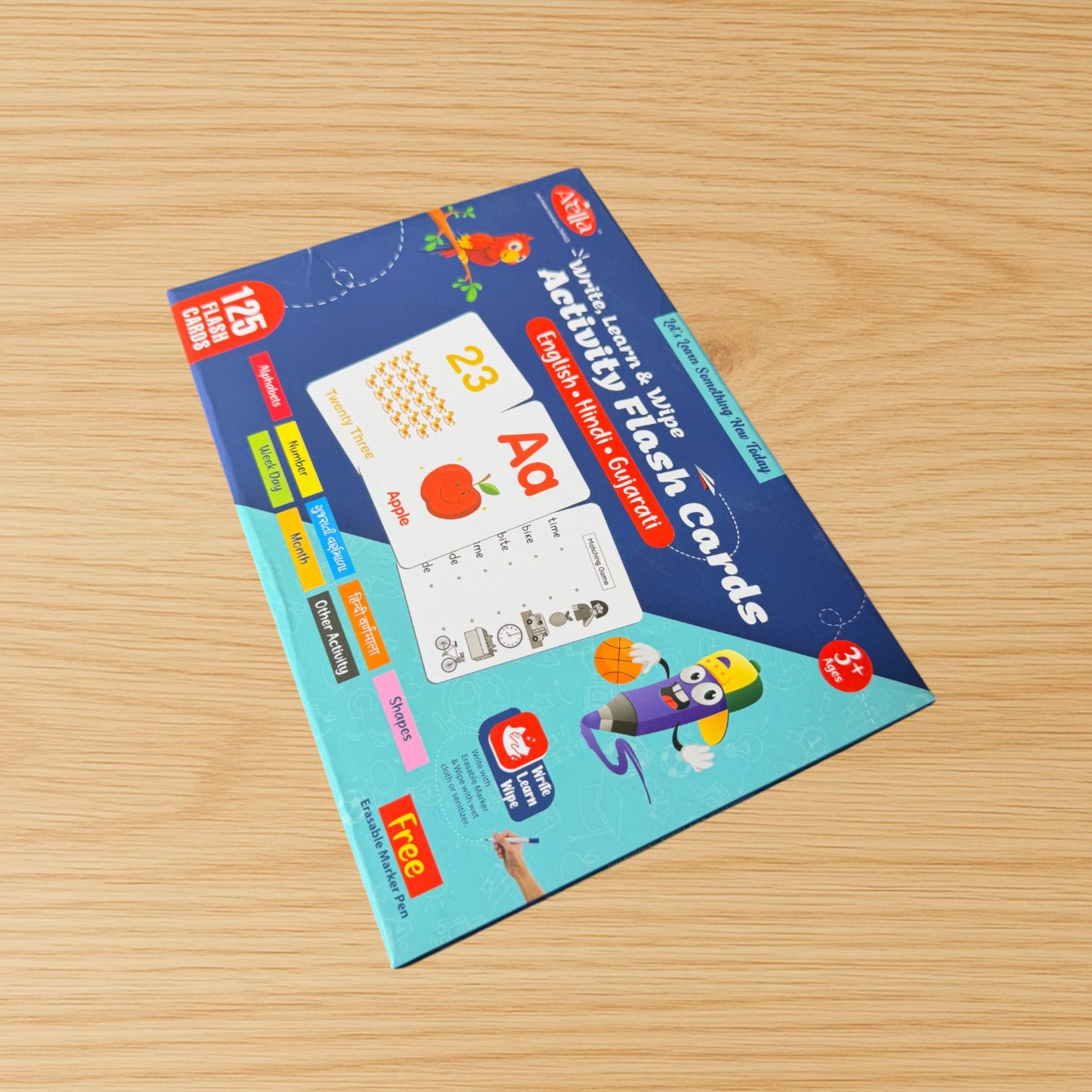 bhvmey Shape and Number Recognition Educational Flashcards-picture-32