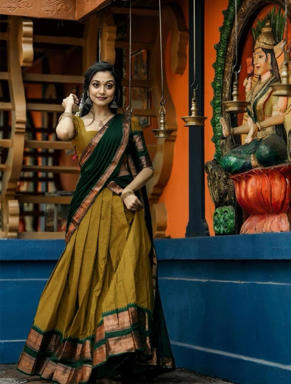 vaani fashion Self Design Semi Stitched Lehenga Choli-picture-17