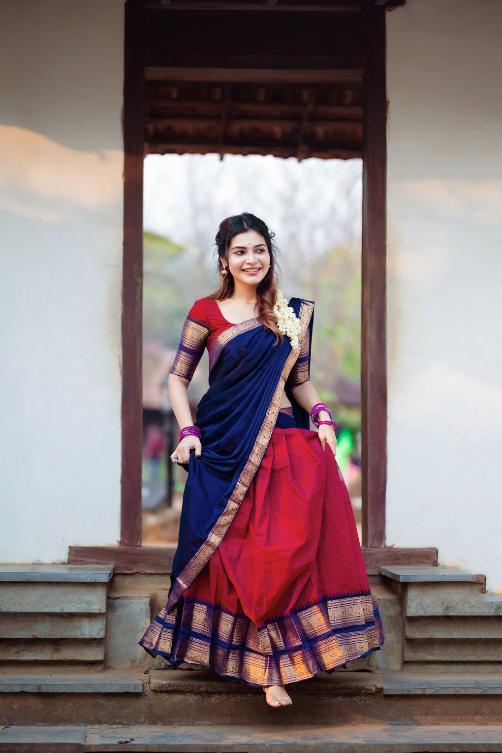 pavitraa sarees Solid Semi Stitched Lehenga Choli-picture-36