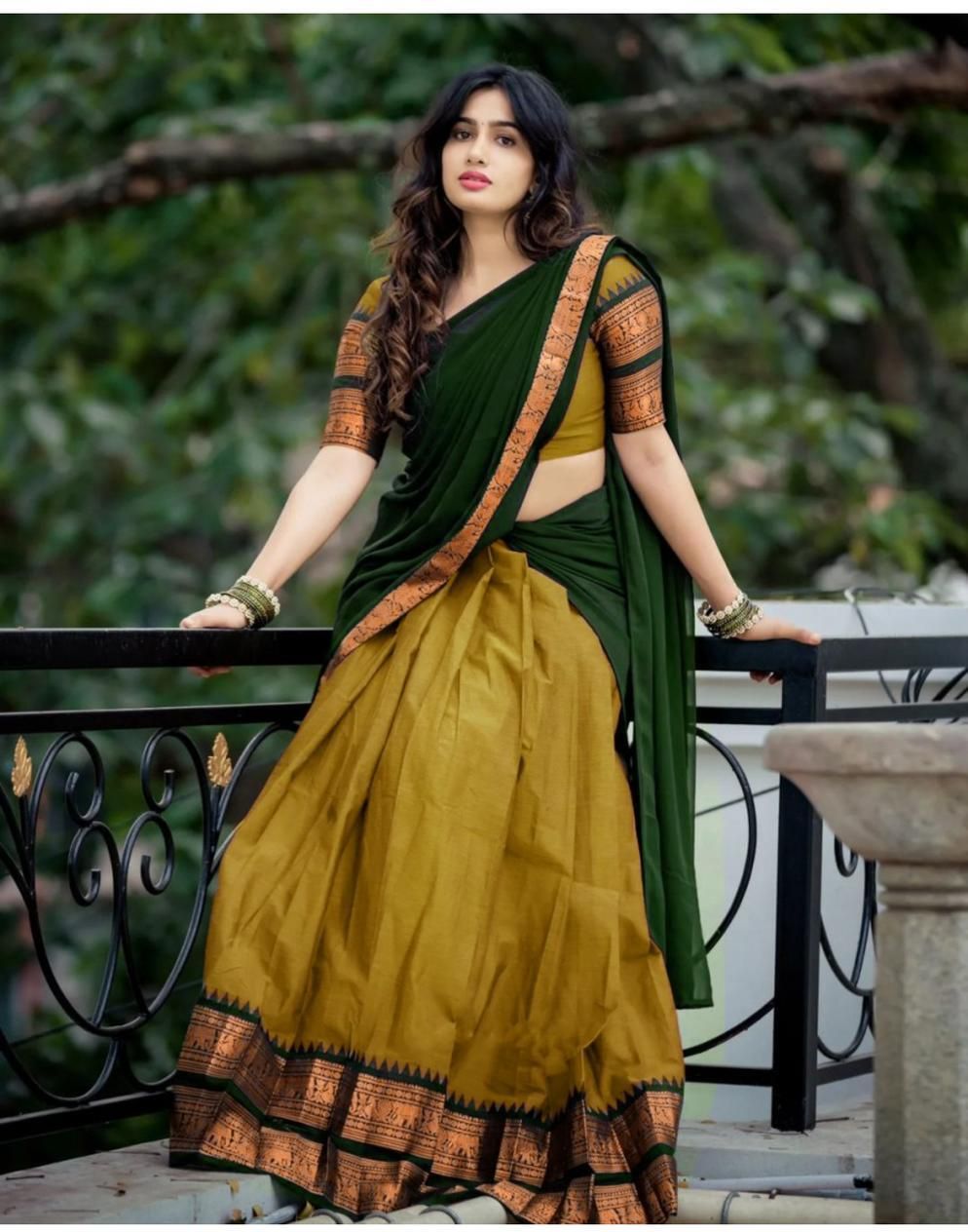 harshiv textile Self Design Semi Stitched Lehenga Choli-picture-12