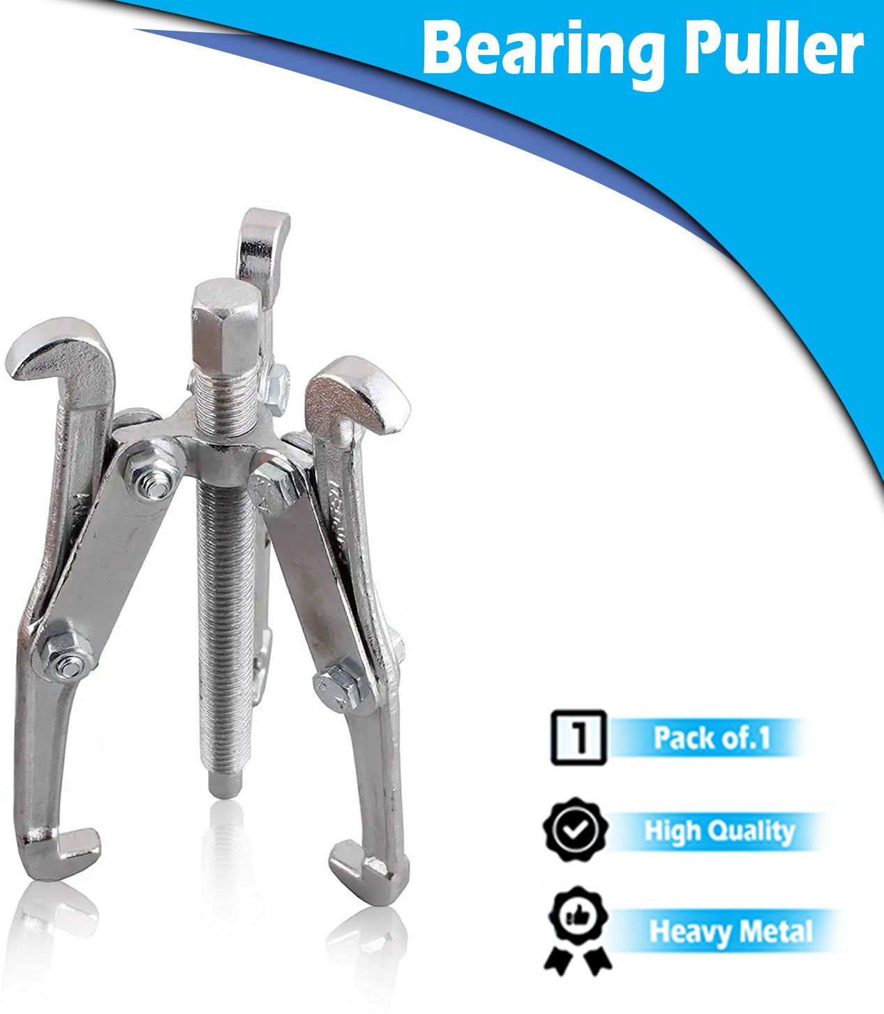 wolzook 4 Inches Heavy Duty Bearing & Gear Puller With 3 Jaws/Legs wa_A2 Lever Tool-picture-14
