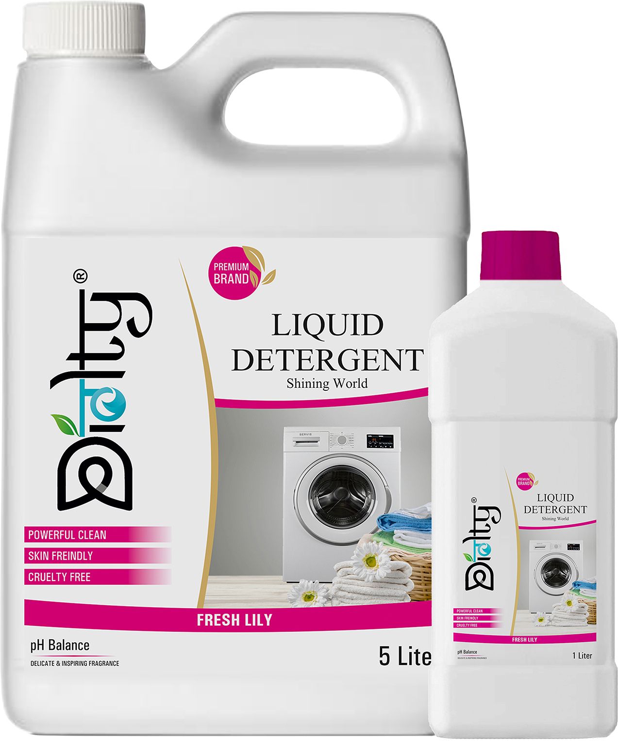 diolty Liquid Detergent, Laundry Liquid For Fabric Care & Skin Friendly Lily Liquid Detergent-picture-18