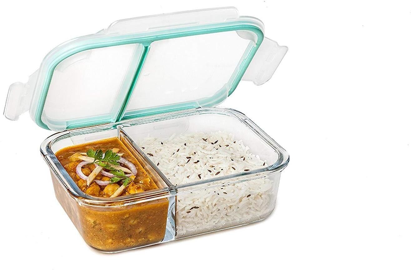 Slim glass lunch box, 1 Ltr 1 Containers Lunch Box-image-35