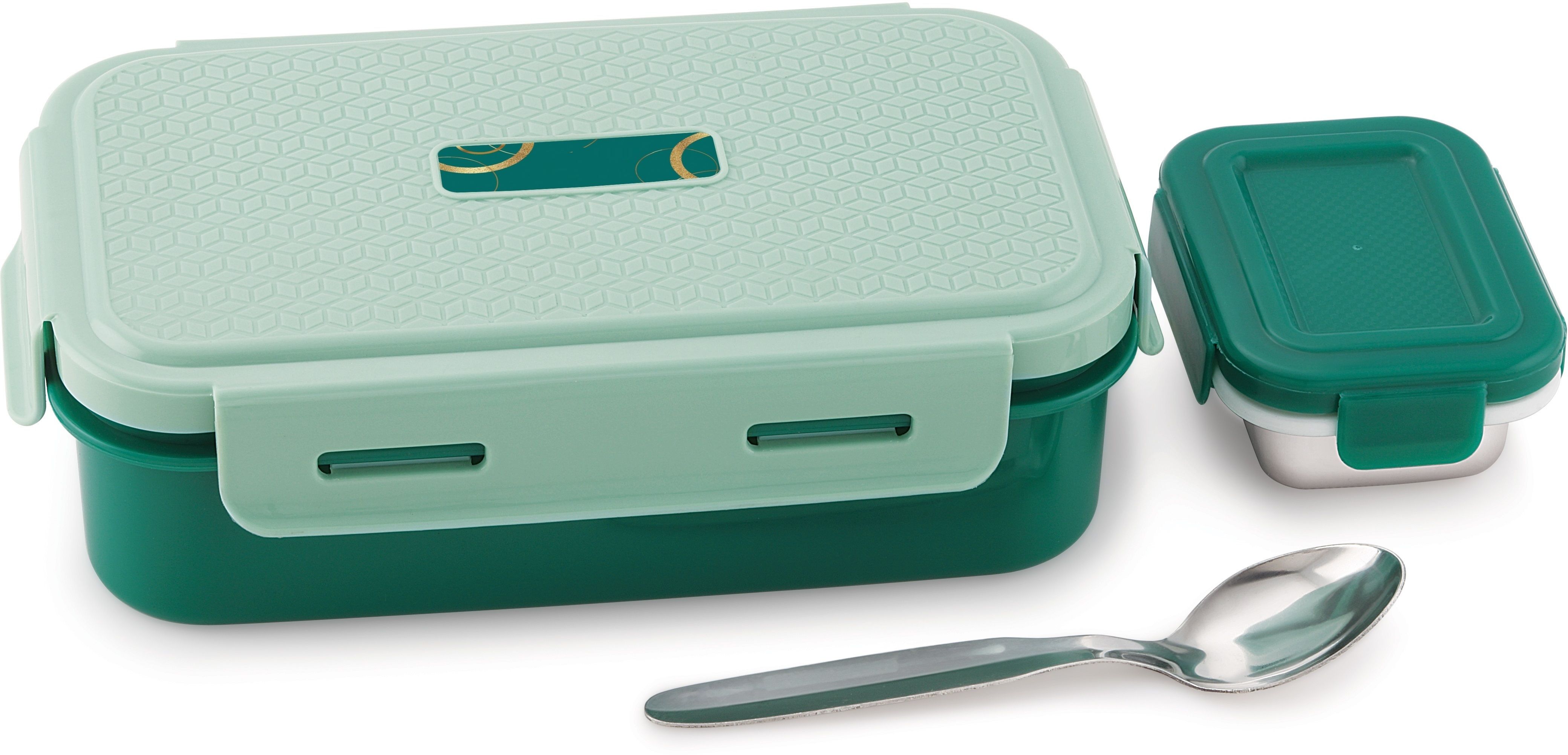 nabhya Lunch Break Big Stainless Steel Airtight Leak-Proof Tiffin Box For School Kids, 2 Containers Lunch Box-picture-26
