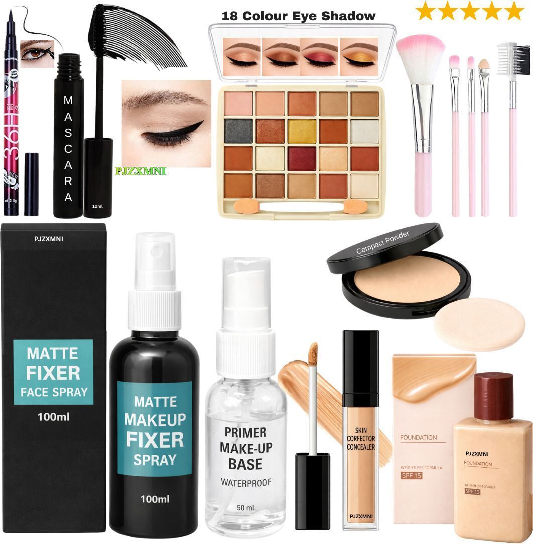 huda.bb Set Of 13 | Eyeshadow Palette With Brush | Makeup Kit | Makeup Spray | Cosmetic-picture-23