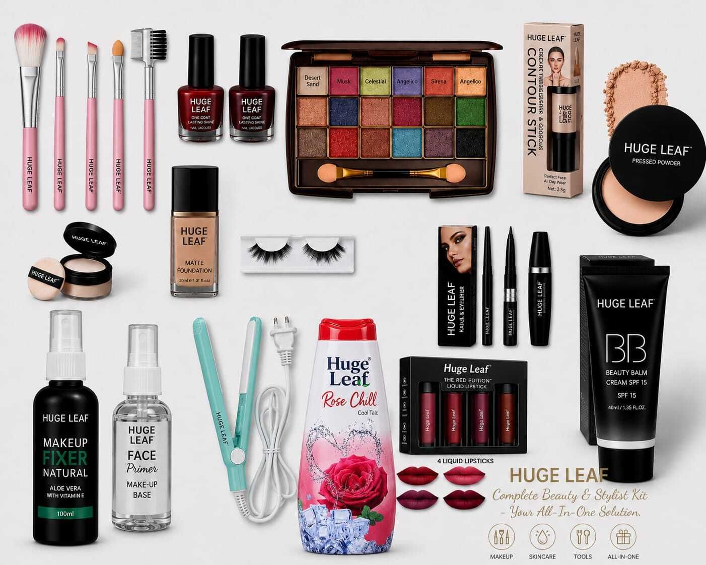 Complete All-in-One Makeup Kit - Skin-Friendly & Travel-Friendly-image-12