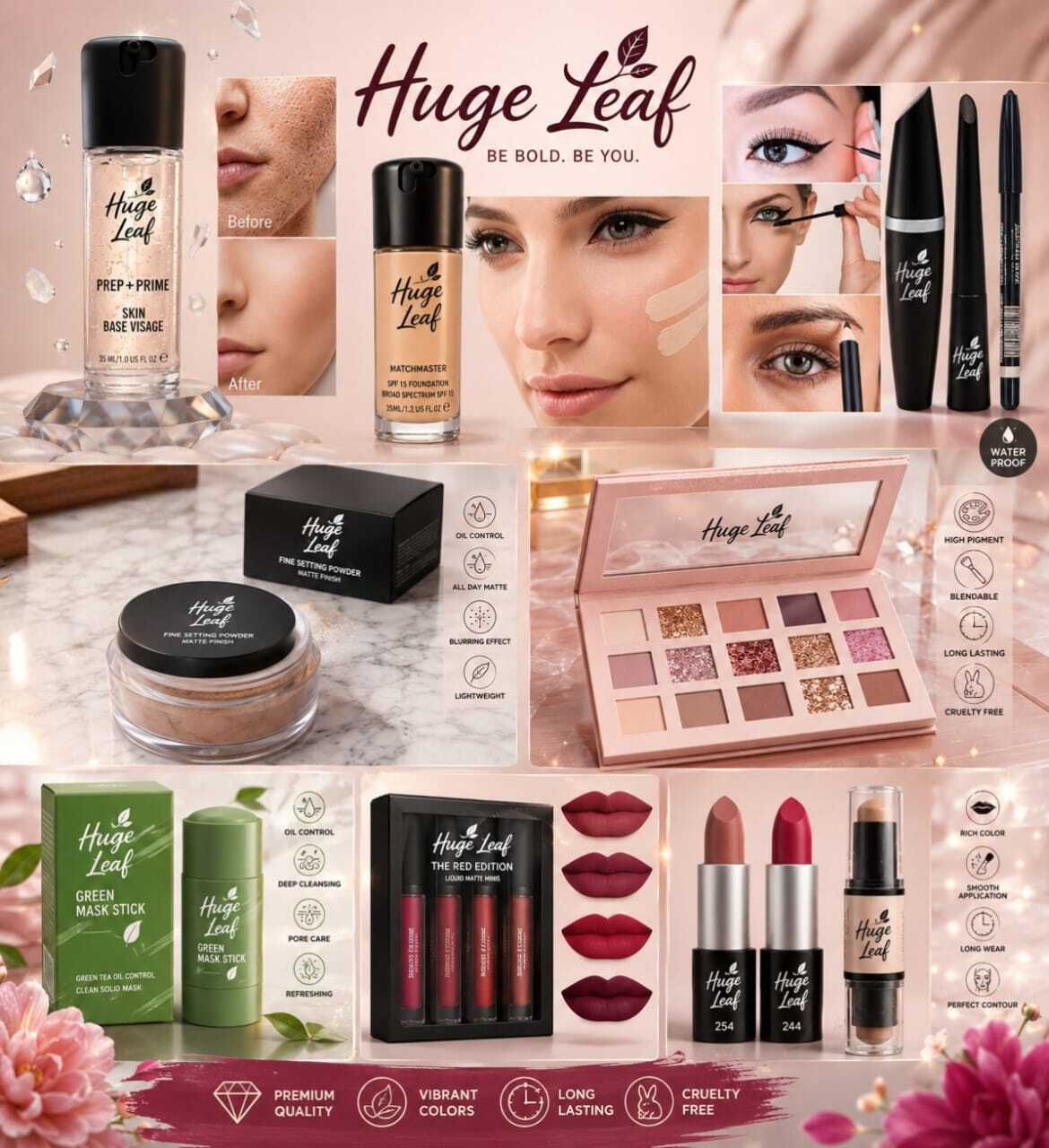 huge leaf Complete all-in-one makeup and beauty combo-picture-32