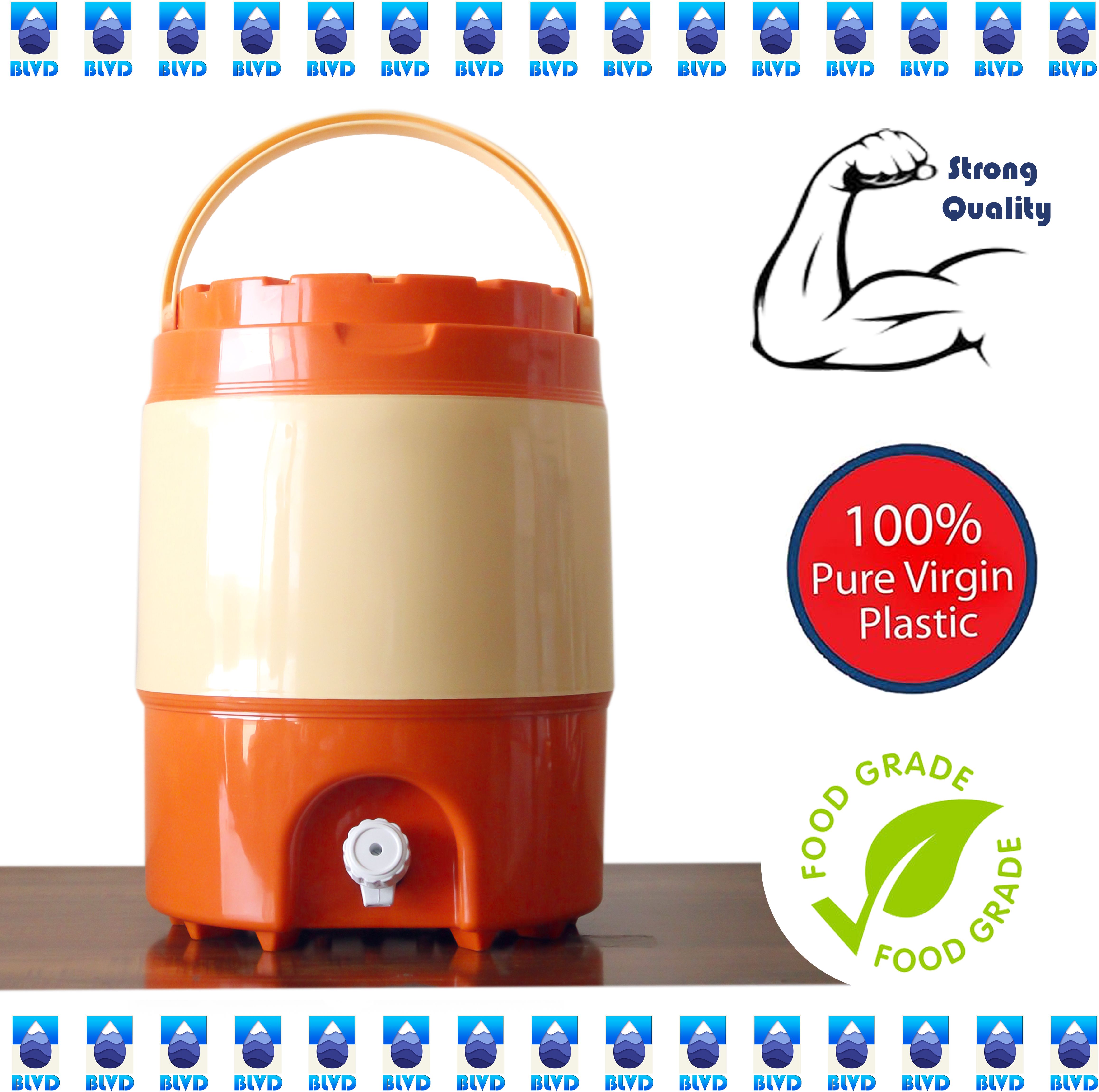 20 Liter Orange Water Jar 20 L Drum