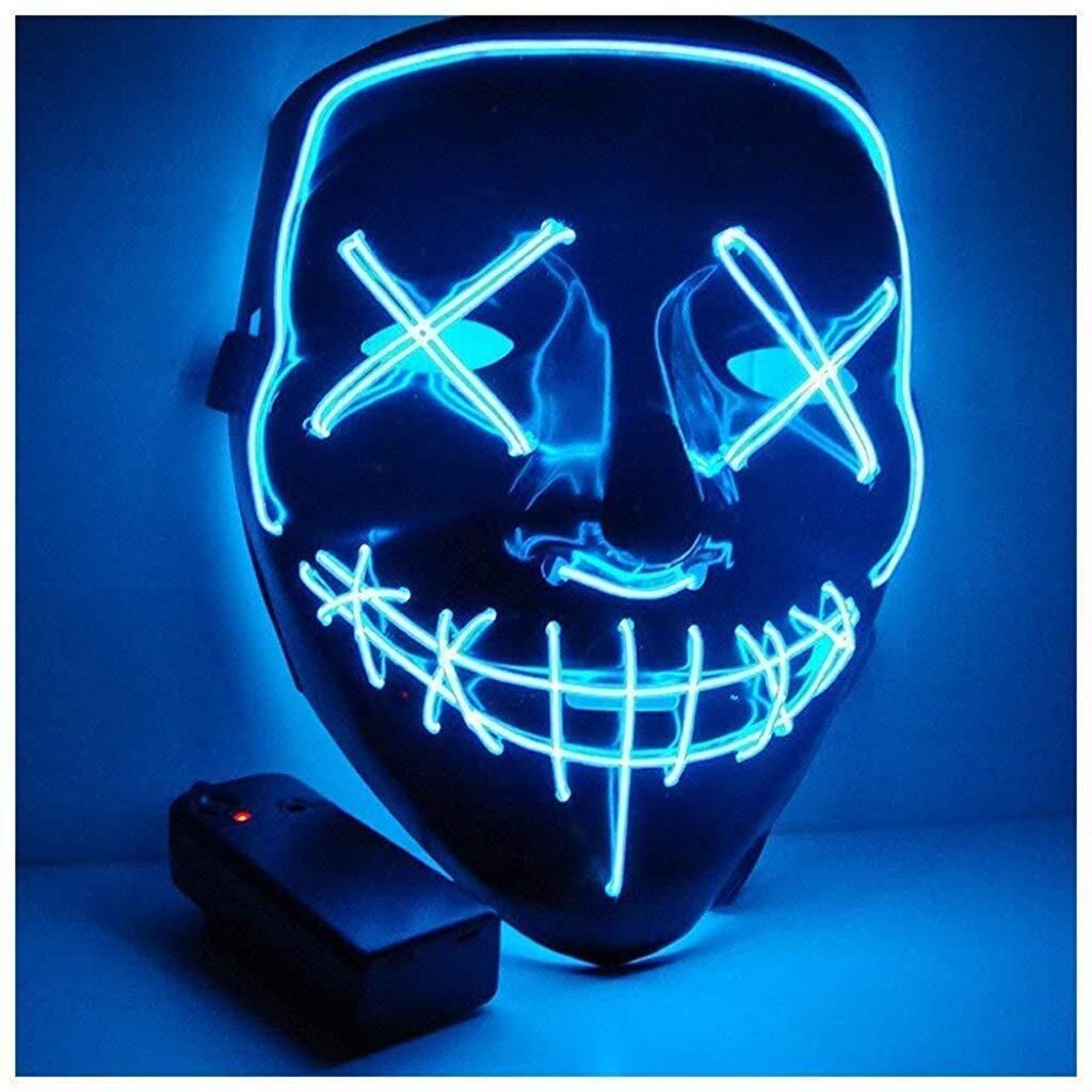 gustave Halloween Mask LED Light up Mask for Festival Cosplay Costume Party Decorations Party Mask-picture-23