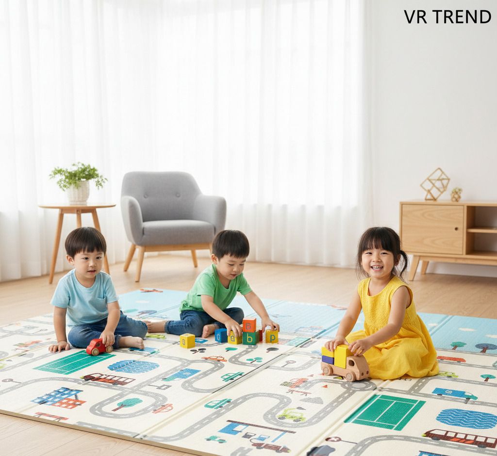 Microfiber Baby Play Mat-image-37