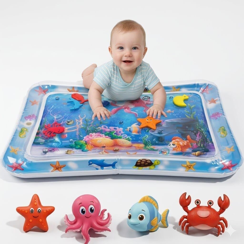 Plastic, Silicone Baby Play Mat-image-26