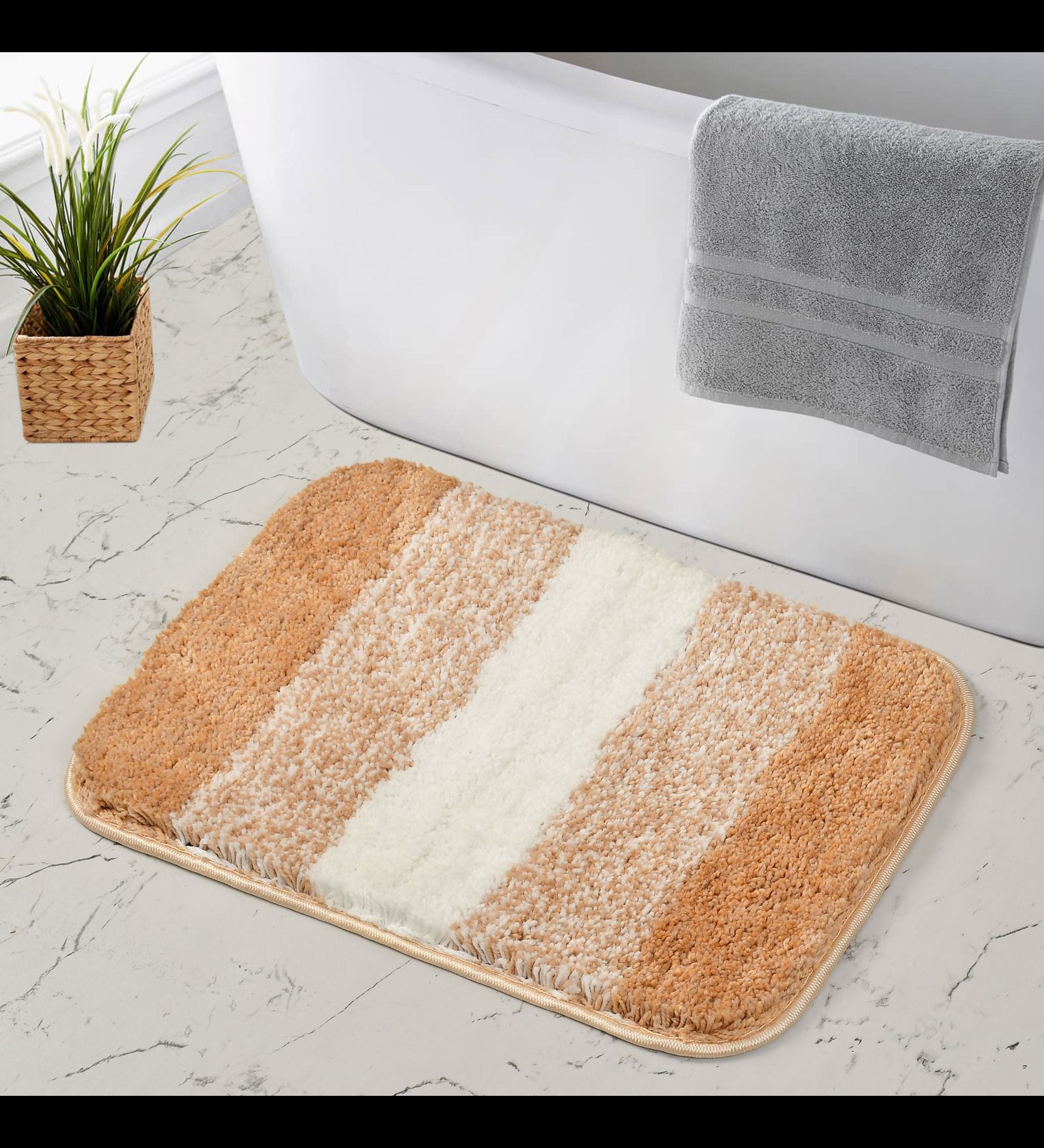 morvexa living Microfiber Bathroom Mat-picture-21