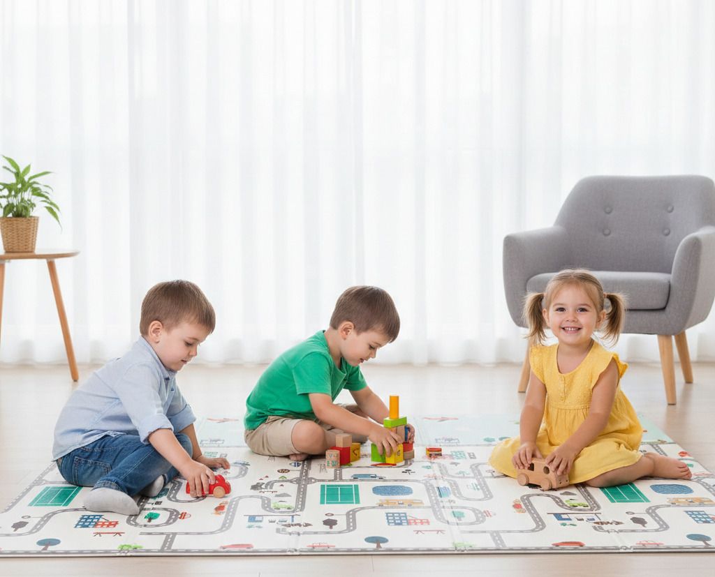 Microfiber Baby Play Mat-image-23