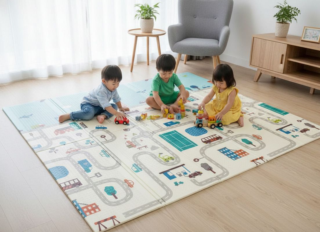 Microfiber Baby Play Mat-image-35