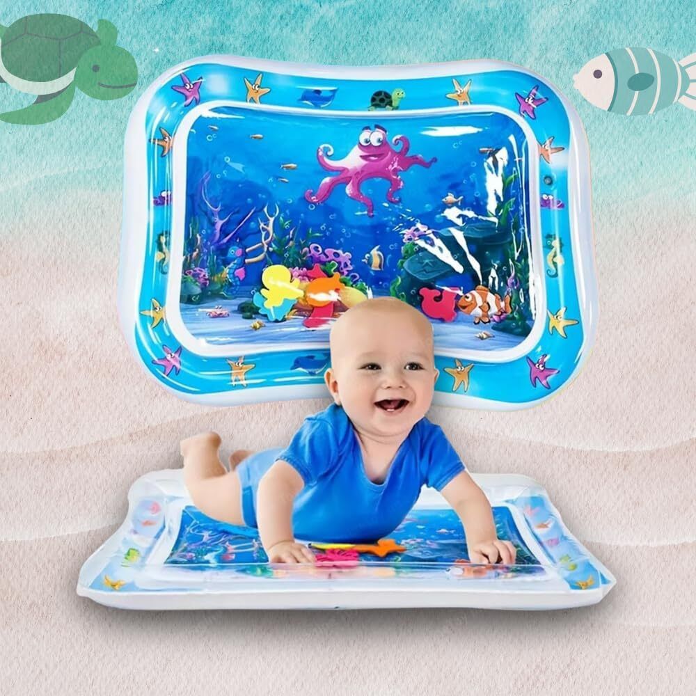 aaras Baby Kids Water Play Mat Toys Inflatable Tummy Time Leakproof Water Play Mat Inflatable Swimming Mats-picture-28