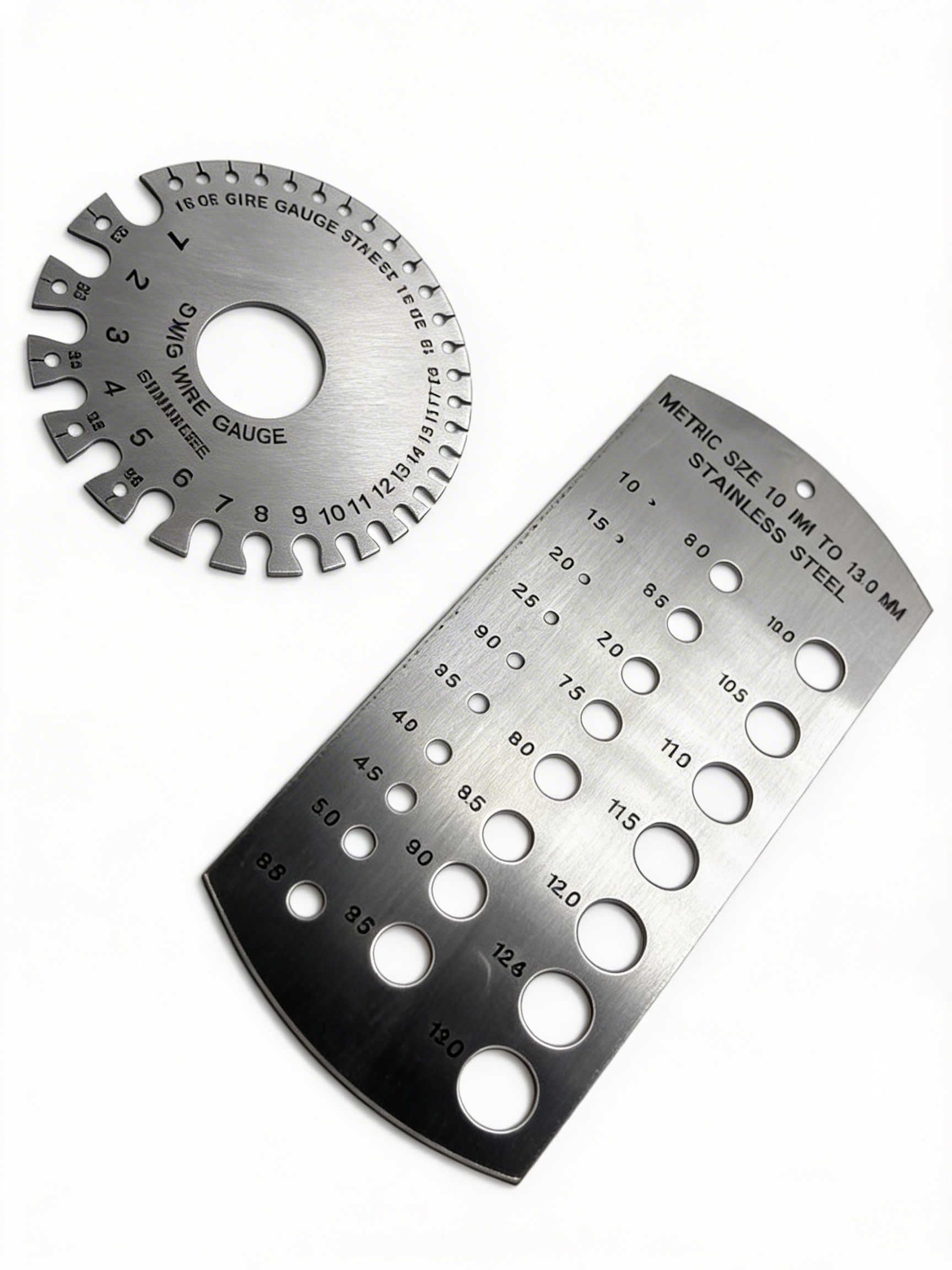 Wire Gauge 0-36 SWG & Drill Gauge 25 Hole Fractional Size 1-13mm Pin Gauge-image-23