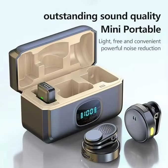 HK HUB Q8 Wireless Mic, Noise Reduction Mic,Youtubers Microphone Camera Microphone-picture-24